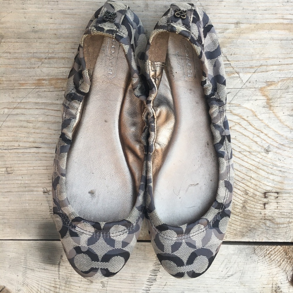 COACH signature Aly ballet flats